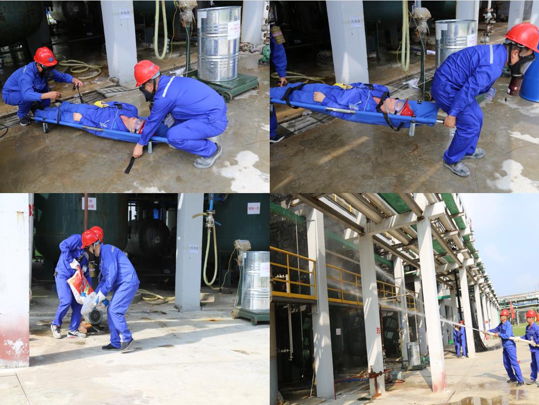 “Rehearsing with competition, building defense with training”—— Our company holds special emergency plan drills